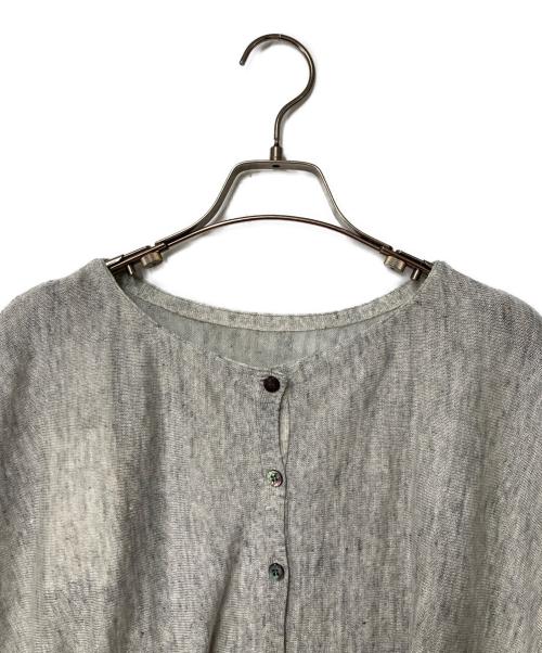 nest Robe（ネストローブ）nest Robe (ネストローブ) ワイドニットカーディガン  グレー サイズ:Freeの古着・服飾アイテム