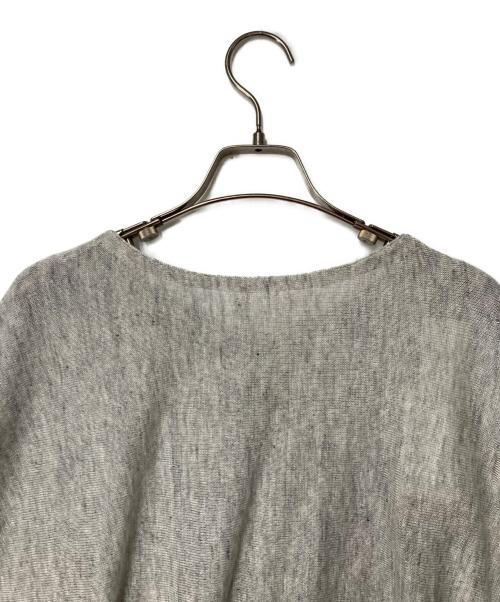 nest Robe（ネストローブ）nest Robe (ネストローブ) ワイドニットカーディガン  グレー サイズ:Freeの古着・服飾アイテム