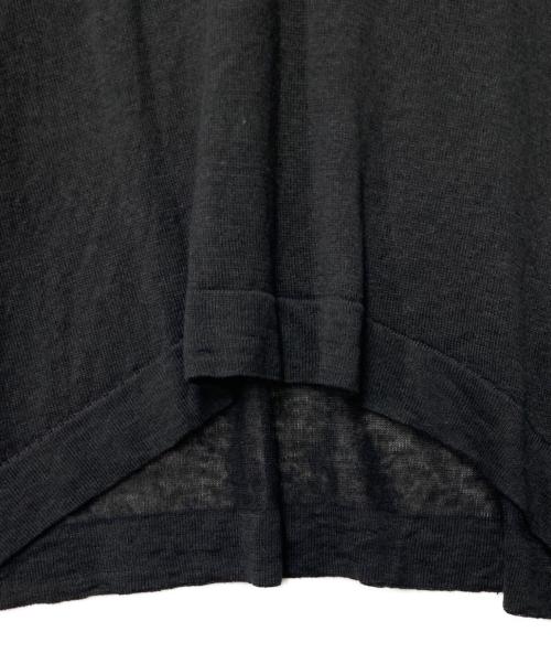 house of lotus（ハウスオブロータス）HOUSE OF LOTUS (ハウスオブロータス) リネンVネックニット ブラック サイズ:Ｍの古着・服飾アイテム