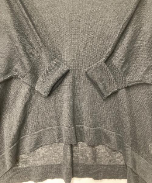 house of lotus（ハウスオブロータス）HOUSE OF LOTUS (ハウスオブロータス) リネンVネックニット ブラック サイズ:Ｍの古着・服飾アイテム