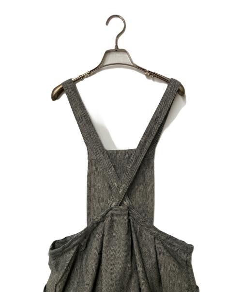 fog linen work（フォグリネンワーク）fog linen work (フォグリネンワーク) エプロンワンピース グレー サイズ:Freeの古着・服飾アイテム