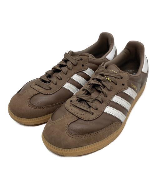 adidas（アディダス）ADIDAS (アディダス) SAMBA OGローカットスニーカー ブラウン サイズ:23.5の古着・服飾アイテム