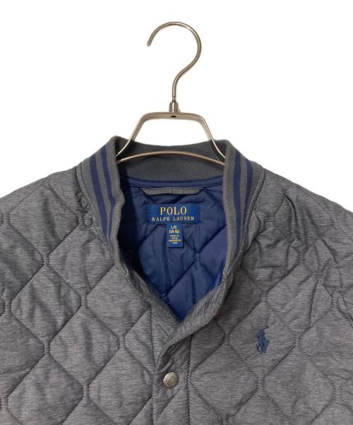 POLO RALPH LAUREN（ポロ・ラルフローレン）POLO RALPH LAUREN (ポロ・ラルフローレン) キルティングジャケット グレー サイズ:Lの古着・服飾アイテム