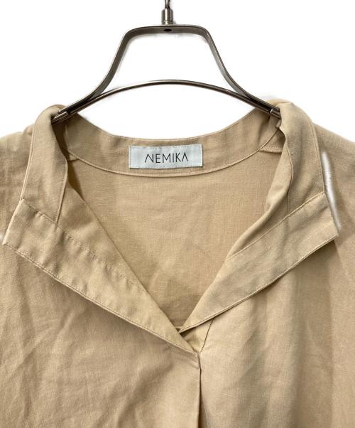 NEMIKA（ネミカ）NEMIKA (ネミカ) 半袖ワンピース ベージュ サイズ:1の古着・服飾アイテム
