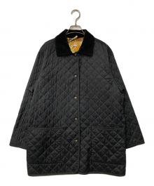 Salvatore Ferragamo（サルヴァトーレ フェラガモ）の古着「キルティングコート Salvatore Ferragamo ブラック 」｜ブラック