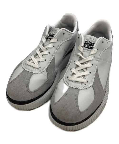 Onitsuka Tiger（オニツカタイガー）Onitsuka Tiger (オニツカタイガー) DELECITY アイボリー サイズ:24cmの古着・服飾アイテム