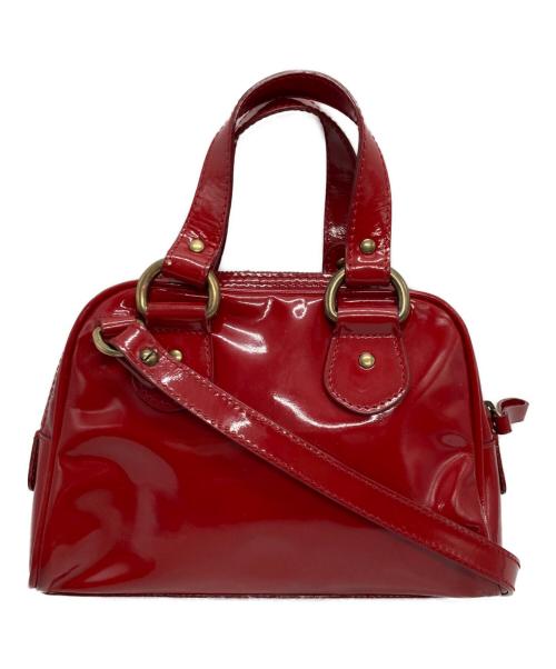 D&G（ディーアンドジー）D&G (ディーアンドジー) 2WAYショルダーバッグ レッドの古着・服飾アイテム