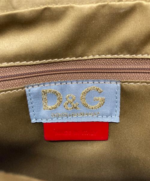 D&G（ディーアンドジー）D&G (ディーアンドジー) 2WAYショルダーバッグ レッドの古着・服飾アイテム