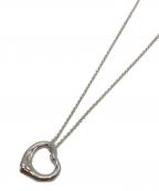 TIFFANY & Co.ティファニー）の古着「オープンハートネックレス」｜シルバー