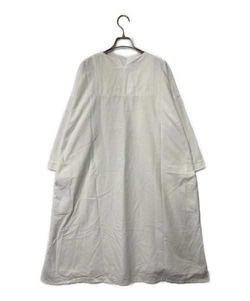 takeshi kanda（タケシ カンダ）takeshi kanda (タケシ カンダ) コットンワンピース ホワイト サイズ:FREEの古着・服飾アイテム
