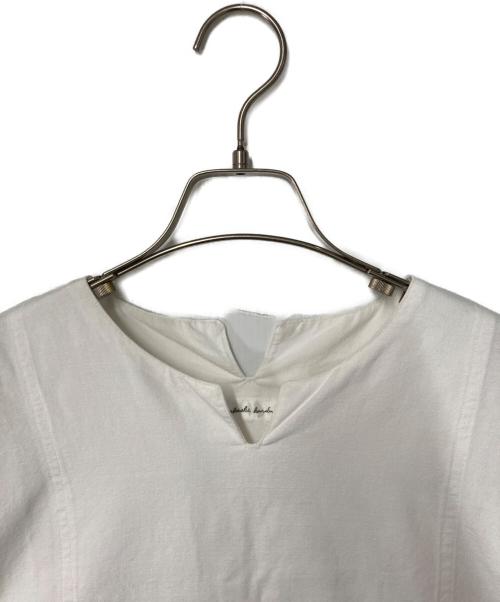 takeshi kanda（タケシ カンダ）takeshi kanda (タケシ カンダ) コットンワンピース ホワイト サイズ:FREEの古着・服飾アイテム