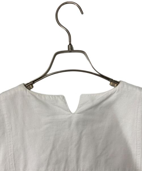 takeshi kanda（タケシ カンダ）takeshi kanda (タケシ カンダ) コットンワンピース ホワイト サイズ:FREEの古着・服飾アイテム