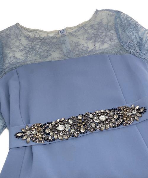 GRACE CONTINENTAL（（グレースコンチネンタル）GRACE CONTINENTAL (（グレースコンチネンタル) 切替ワンピース ブルー サイズ:38の古着・服飾アイテム