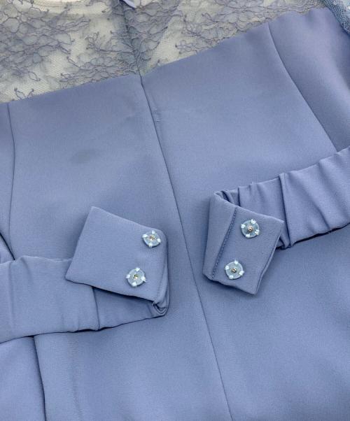 GRACE CONTINENTAL（（グレースコンチネンタル）GRACE CONTINENTAL (（グレースコンチネンタル) 切替ワンピース ブルー サイズ:38の古着・服飾アイテム