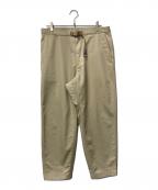 THE NORTHFACE PURPLELABELザ・ノースフェイス パープルレーベル）の古着「Stretch Twill Wide Tapered Pants」｜ベージュ