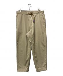 THE NORTHFACE PURPLELABEL（ザ・ノースフェイス パープルレーベル）の古着「Stretch Twill Wide Tapered Pants」｜ベージュ