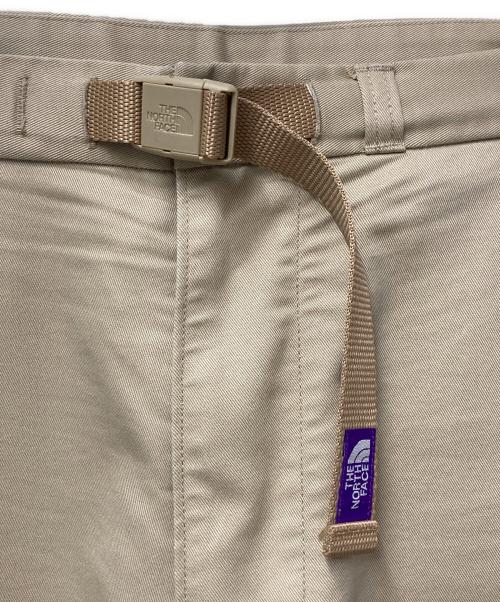 THE NORTHFACE PURPLELABEL（ザ・ノースフェイス パープルレーベル）THE NORTHFACE PURPLELABEL (ザ・ノースフェイス パープルレーベル) Stretch Twill Wide Tapered Pants ベージュ サイズ:34の古着・服飾アイテム
