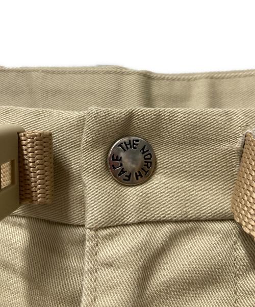 THE NORTHFACE PURPLELABEL（ザ・ノースフェイス パープルレーベル）THE NORTHFACE PURPLELABEL (ザ・ノースフェイス パープルレーベル) Stretch Twill Wide Tapered Pants ベージュ サイズ:34の古着・服飾アイテム
