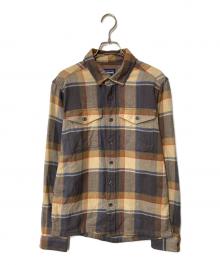 Patagonia（パタゴニア）の古着「フィヨルド・フランネル・シャツ」｜ブラウン