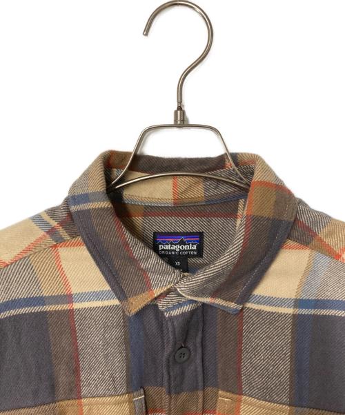 Patagonia（パタゴニア）Patagonia (パタゴニア) フィヨルド・フランネル・シャツ ブラウン サイズ:XSの古着・服飾アイテム