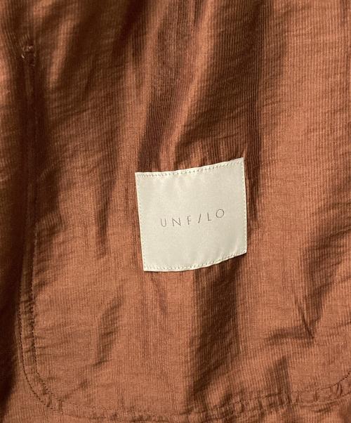 UNFILO（アンフィーロ）UNFILO (アンフィーロ) シアー2Bジャケット ブラウン サイズ:Mの古着・服飾アイテム