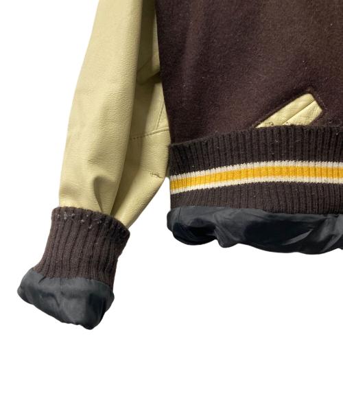 DeLong（デロング）DeLong (デロング) スタジャン ブラウン サイズ:Sの古着・服飾アイテム