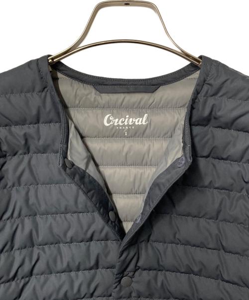 ORCIVAL（オーシバル）ORCIVAL (オーシバル) W's INNER DOWN JACKET グレー サイズ:1の古着・服飾アイテム