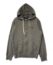POLO RALPH LAUREN（ポロ・ラルフローレン）の古着「ジップパーカー」｜グレー
