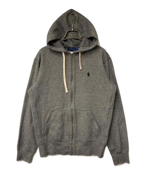POLO RALPH LAUREN（ポロ・ラルフローレン）POLO RALPH LAUREN (ポロ・ラルフローレン) ジップパーカー グレー サイズ:Sの古着・服飾アイテム
