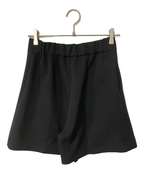 YORI（ヨリ）YORI (ヨリ) トリプルクロスショートパンツ ブラック サイズ:38の古着・服飾アイテム
