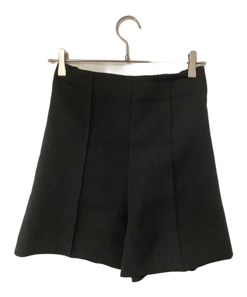YORI（ヨリ）YORI (ヨリ) トリプルクロスショートパンツ ブラック サイズ:38の古着・服飾アイテム