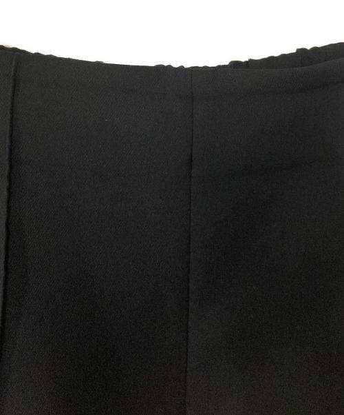 YORI（ヨリ）YORI (ヨリ) トリプルクロスショートパンツ ブラック サイズ:38の古着・服飾アイテム
