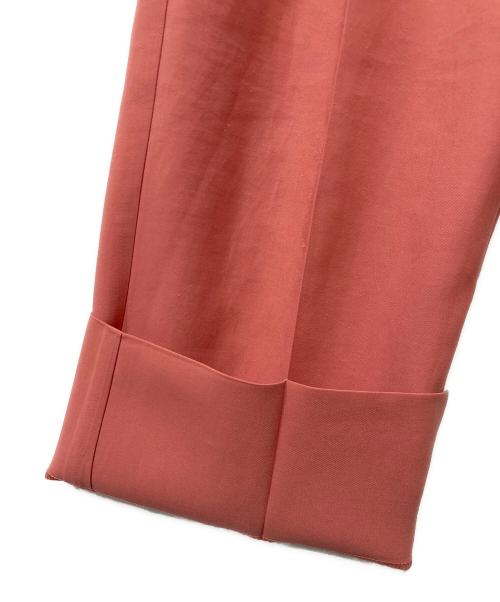 YORI（ヨリ）YORI (ヨリ) サラサラハンサムパンツ ピンク サイズ:38の古着・服飾アイテム
