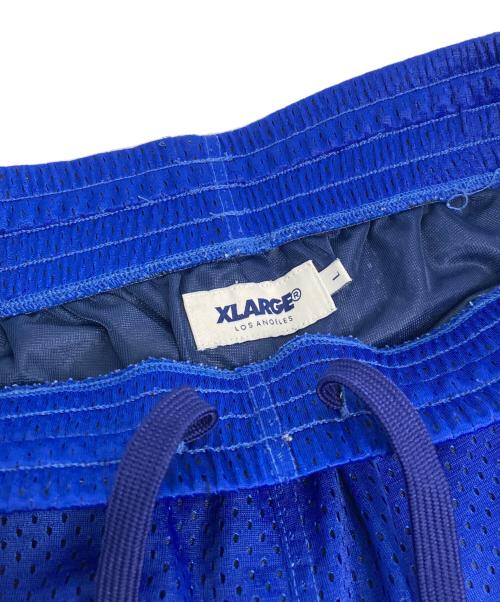 X-LARGE（エクストララージ）X-LARGE (エクストララージ) ハーフパンツ ブルー×ホワイト サイズ:Lの古着・服飾アイテム
