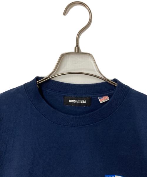 WIND AND SEA（ウィンダンシー）WIND AND SEA (ウィンダンシー) ロングスリーブカットソー ネイビー サイズ:Lの古着・服飾アイテム