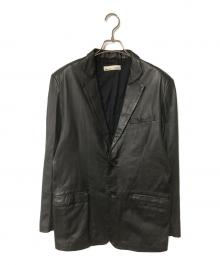 dacute FOR SHIPS（ダクテフォーシップス）の古着「GOAT LEATHER JACKET」｜ブラック