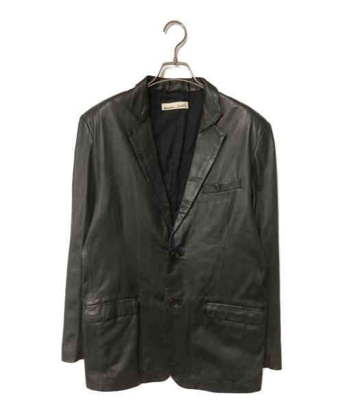 dacute FOR SHIPS（ダクテフォーシップス）DACUTE for SHIPS (ダクテフォーシップス) GOAT LEATHER JACKET ブラック サイズ:50の古着・服飾アイテム