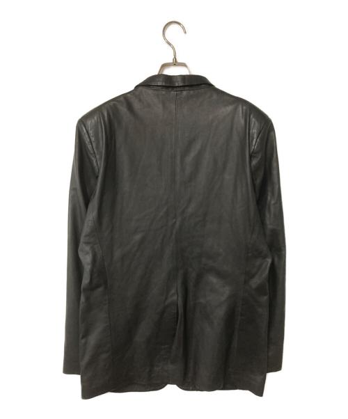 dacute FOR SHIPS（ダクテフォーシップス）DACUTE for SHIPS (ダクテフォーシップス) GOAT LEATHER JACKET ブラック サイズ:50の古着・服飾アイテム