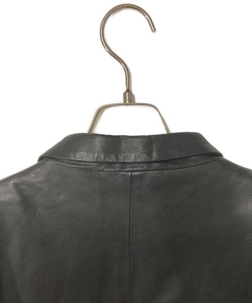 dacute FOR SHIPS（ダクテフォーシップス）DACUTE for SHIPS (ダクテフォーシップス) GOAT LEATHER JACKET ブラック サイズ:50の古着・服飾アイテム
