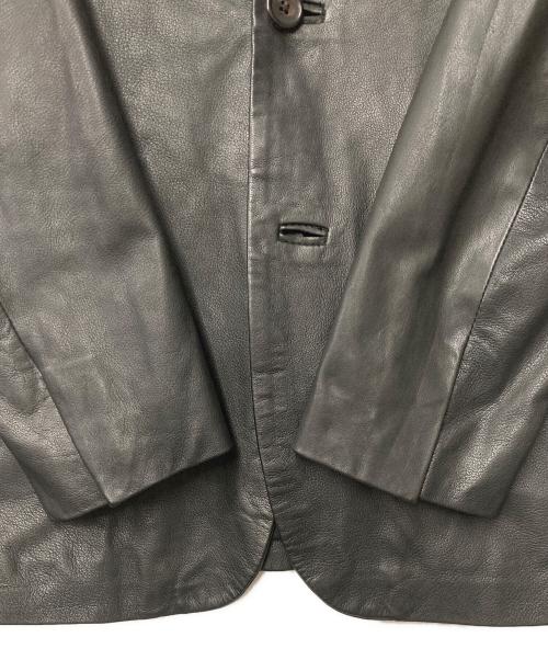dacute FOR SHIPS（ダクテフォーシップス）DACUTE for SHIPS (ダクテフォーシップス) GOAT LEATHER JACKET ブラック サイズ:50の古着・服飾アイテム