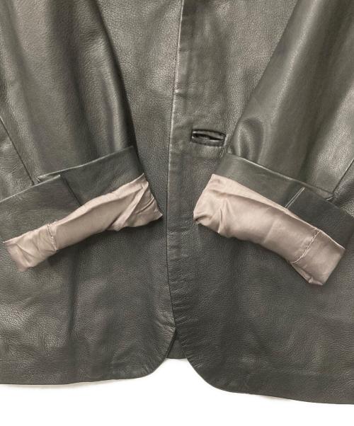 dacute FOR SHIPS（ダクテフォーシップス）DACUTE for SHIPS (ダクテフォーシップス) GOAT LEATHER JACKET ブラック サイズ:50の古着・服飾アイテム
