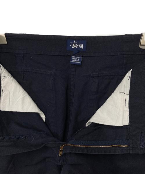 stussy（ステューシー）stussy (ステューシー) ワイドパンツ ネイビー サイズ:32の古着・服飾アイテム