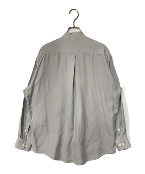 im product（アイムプロダクト）im product (アイムプロダクト) バンドカラーシャツ グレー サイズ:L-84の古着・服飾アイテム