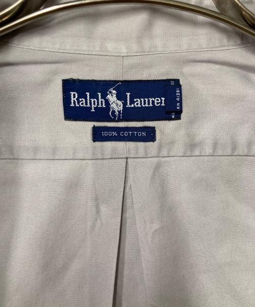 POLO RALPH LAUREN（ポロ・ラルフローレン）POLO RALPH LAUREN (ポロ・ラルフローレン) ポニー刺繍ボタンダウンシャツ グレー サイズ:Ｍの古着・服飾アイテム