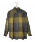 COMME des GARCONS HOMME (コムデギャルソン オム) チェックウールシャツ イエロー×グレー サイズ:表記無し：12000円