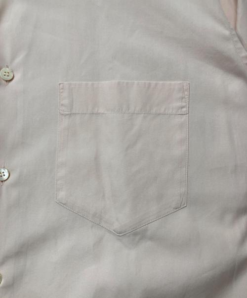 ISSEY MIYAKE（イッセイミヤケ）ISSEY MIYAKE (イッセイミヤケ) バンドカラーシャツ ピンク サイズ:Freeの古着・服飾アイテム
