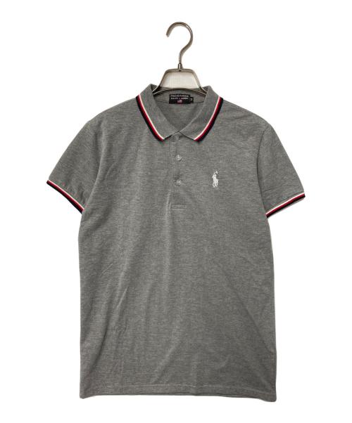 POLO JEANS（ポロジーンズ）POLO JEANS (ポロジーンズ) ポニー刺繍ポロシャツ グレー サイズ:Mの古着・服飾アイテム