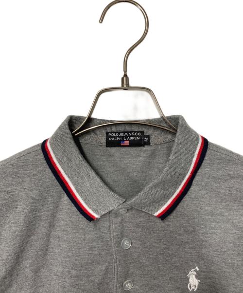 POLO JEANS（ポロジーンズ）POLO JEANS (ポロジーンズ) ポニー刺繍ポロシャツ グレー サイズ:Mの古着・服飾アイテム