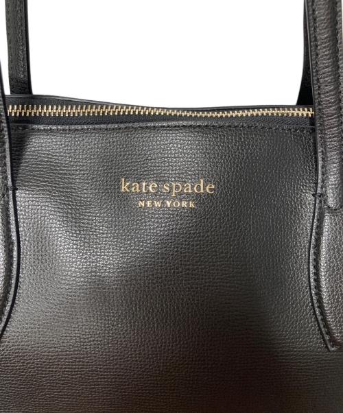 Kate Spade（ケイトスペード）Kate Spade (ケイトスペード) オール デイ ラージ ジップ トップ トート ブラックの古着・服飾アイテム