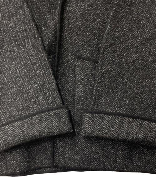 MACPHEE（マカフィー）MACPHEE (マカフィー) ボイルジャカード ショールカラーカーディガン ブラック サイズ:Sの古着・服飾アイテム